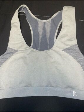 Danskin Light Gray Racerback Seamless Sports Bra size xxl
